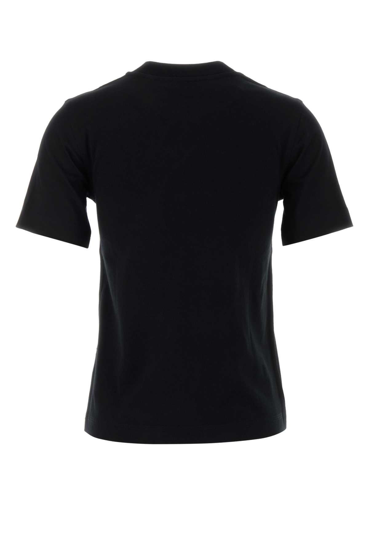 Burberry Women Black Cotton T-Shirt BURBERRY