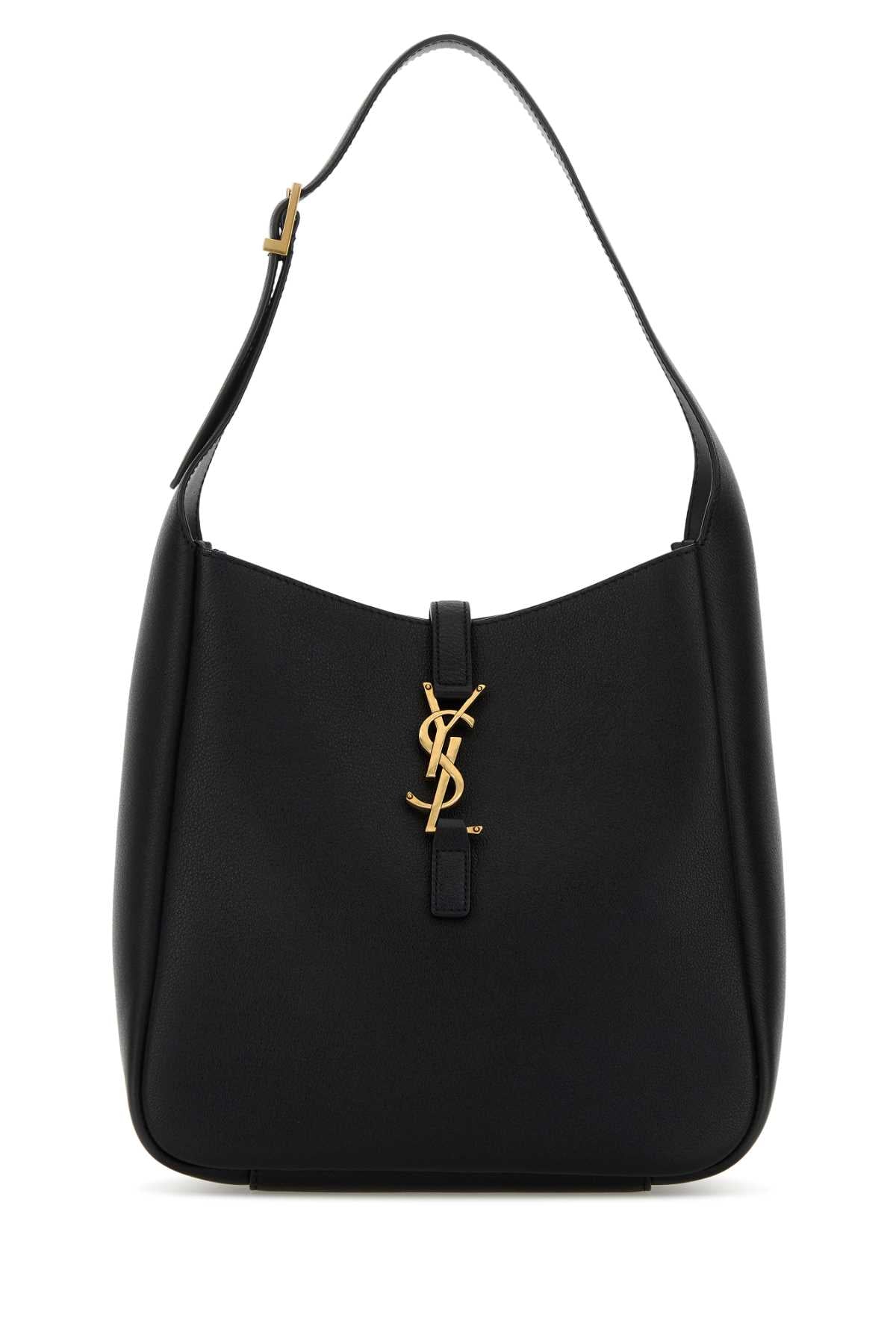 Saint Laurent Women Black Leather Le 5 Ã¡ 7 Shoulder Bag SAINT LAURENT