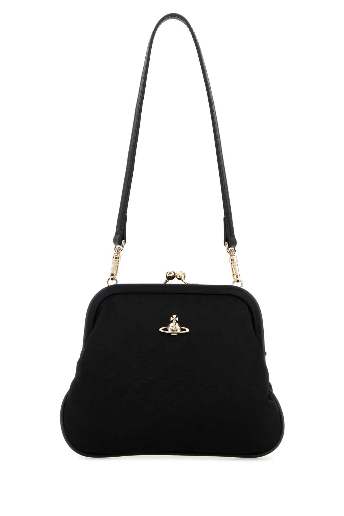 Vivienne Westwood Women Black Fabric Shoulder Bag VIVIENNE WESTWOOD