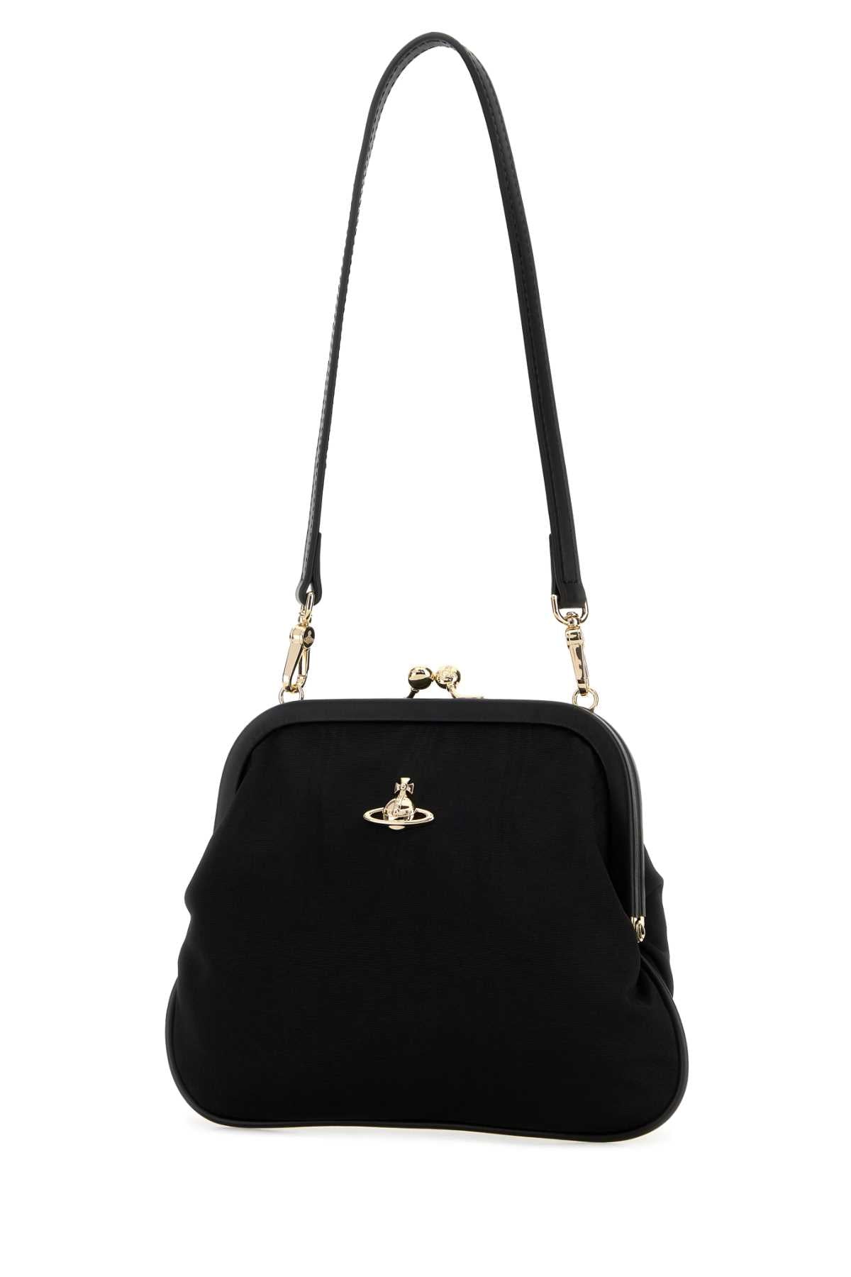 Vivienne Westwood Women Black Fabric Shoulder Bag VIVIENNE WESTWOOD