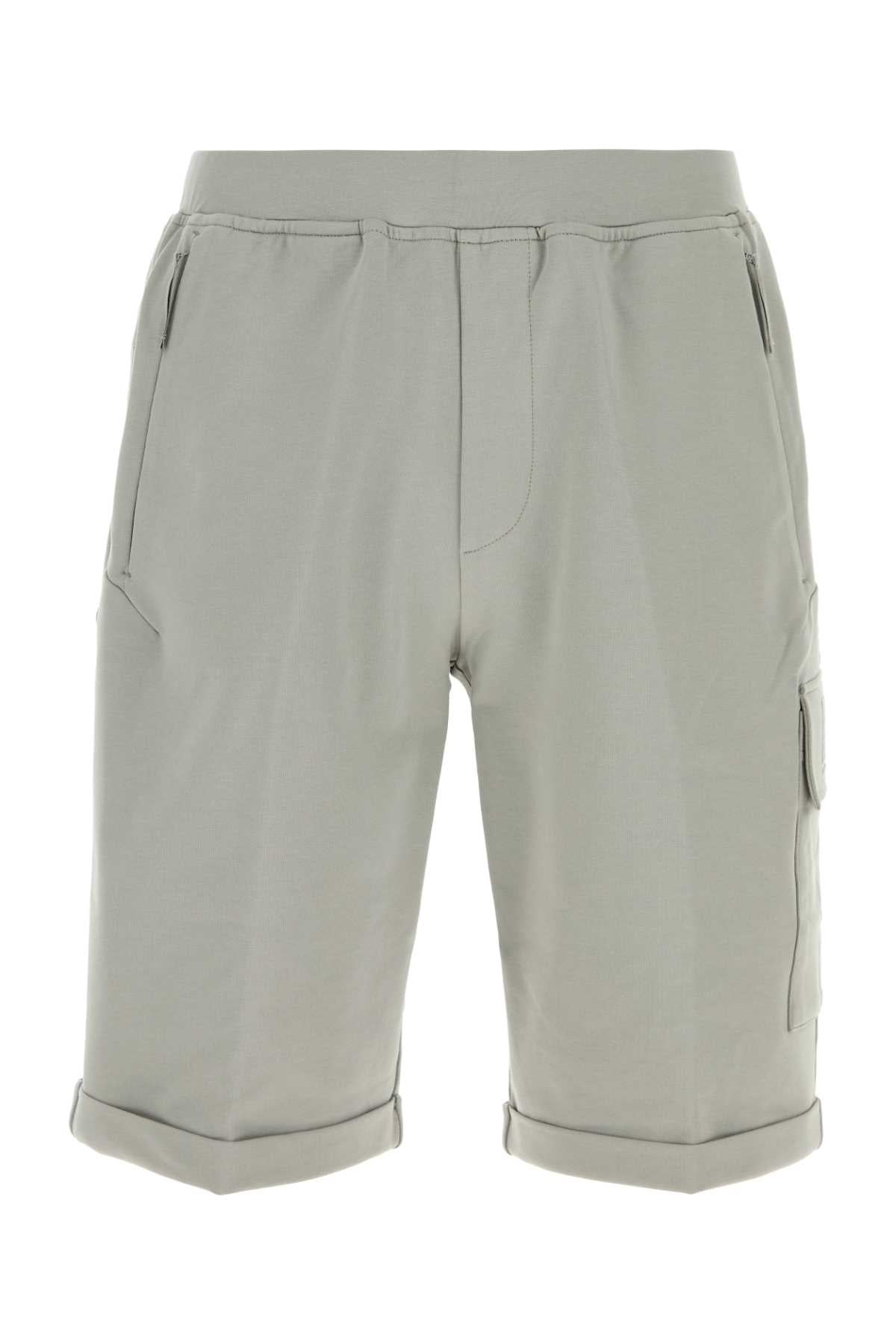 C.P. Company Men Grey Stretch Cotto Bermuda Shorts C.P. COMPANY