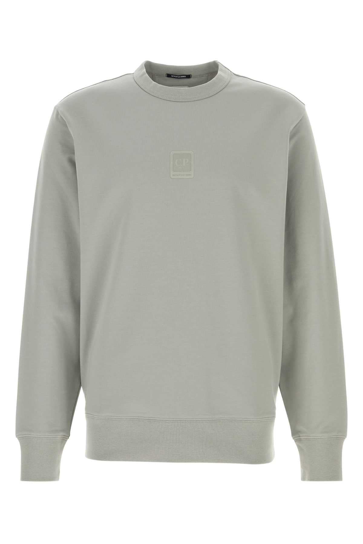 C.P. Company Men Grey Stretch Cotton Sweatshirt C.P. COMPANY