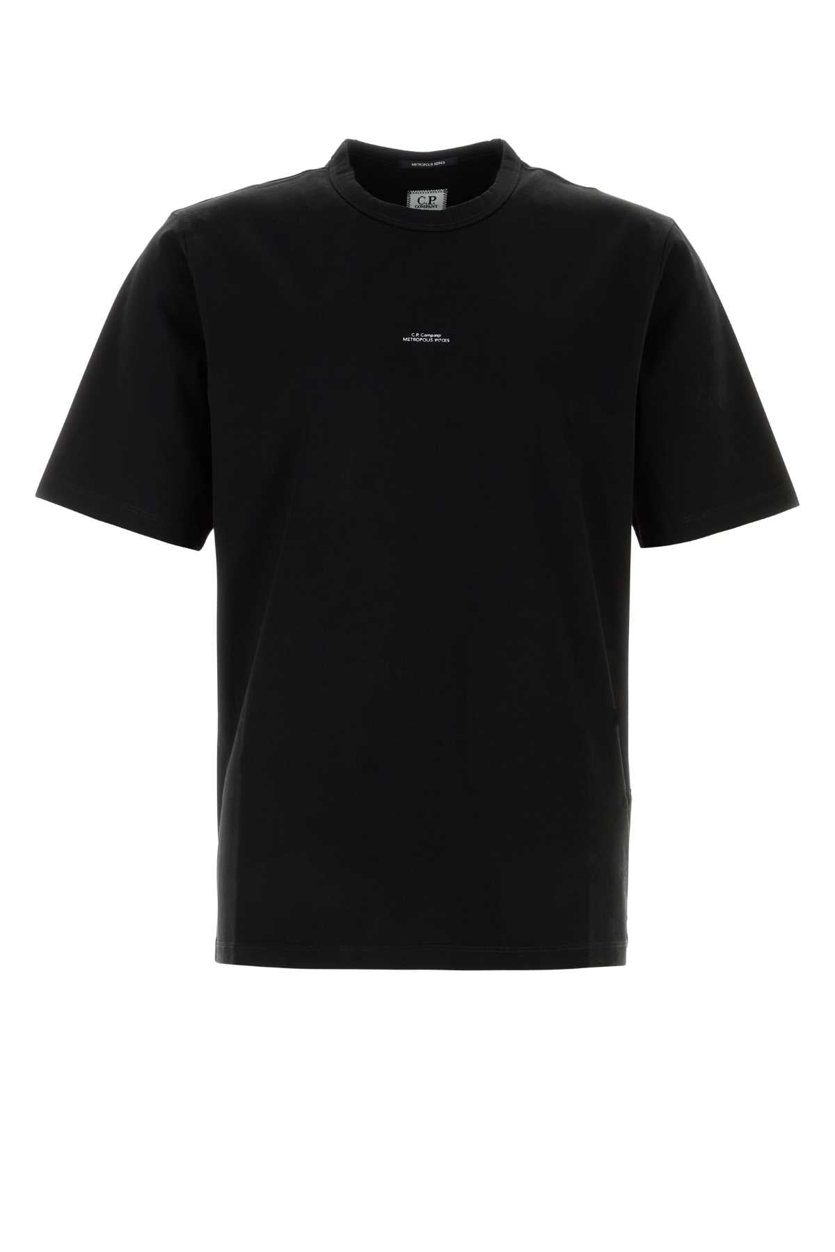 C.P. Company Men Black Cotton T-Shirt C.P. COMPANY
