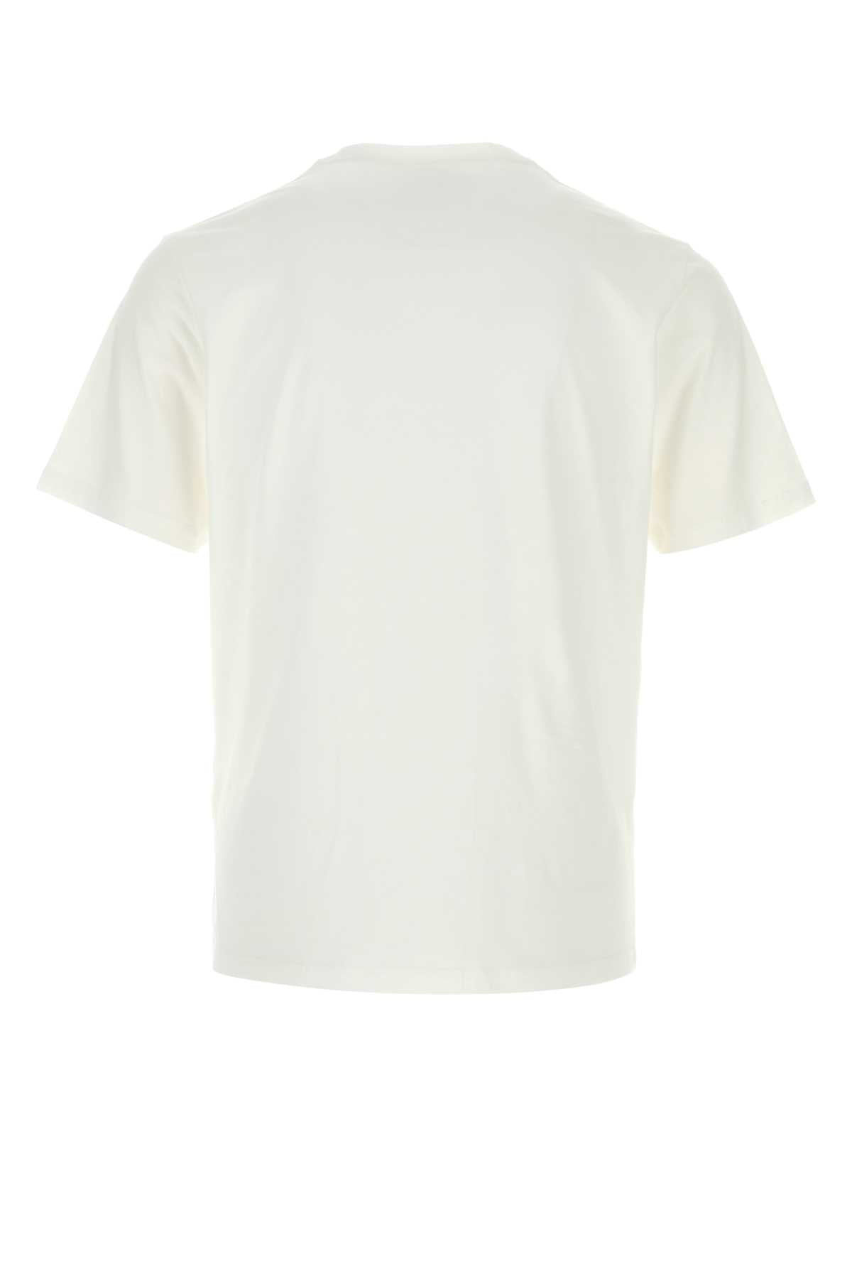 C.P. Company Men White Cotton T-Shirt C.P. COMPANY
