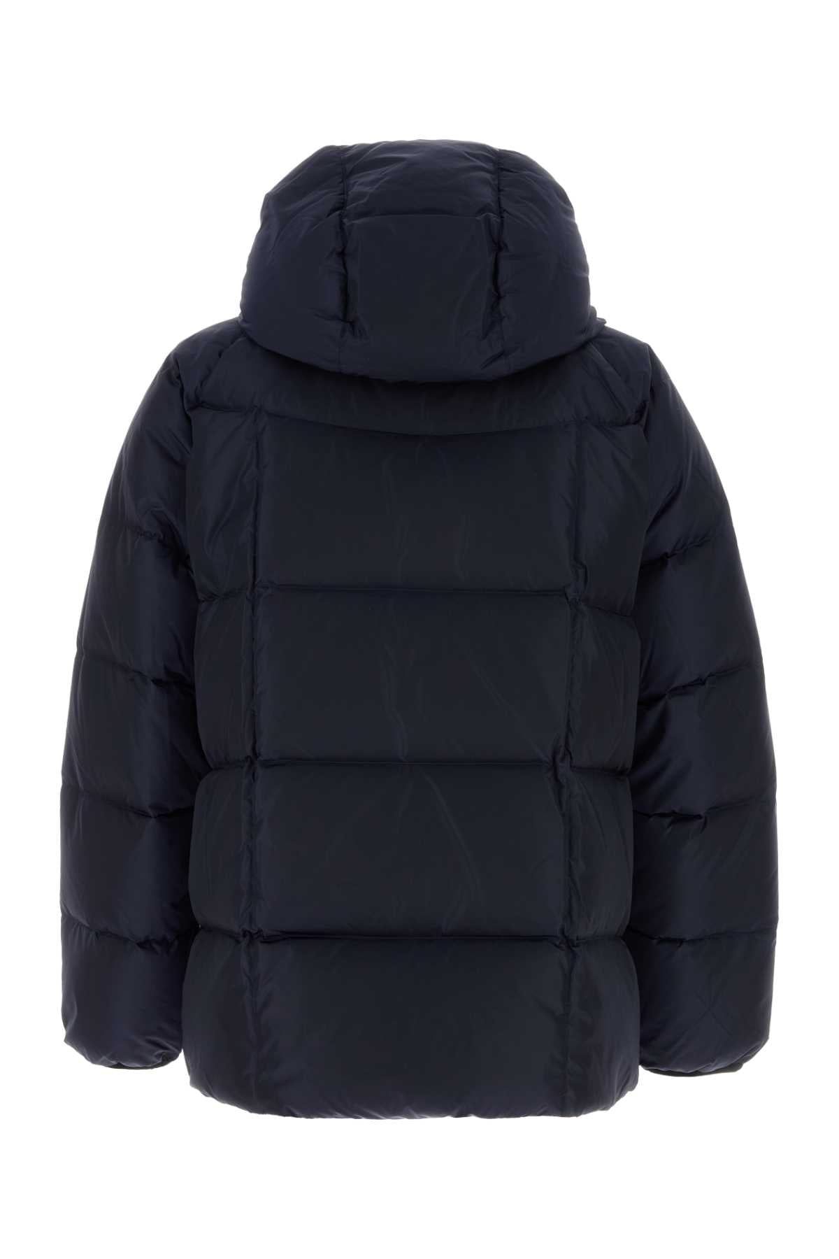Dsquared Men Navy Blue Nylon Down Jacket DSQUARED2