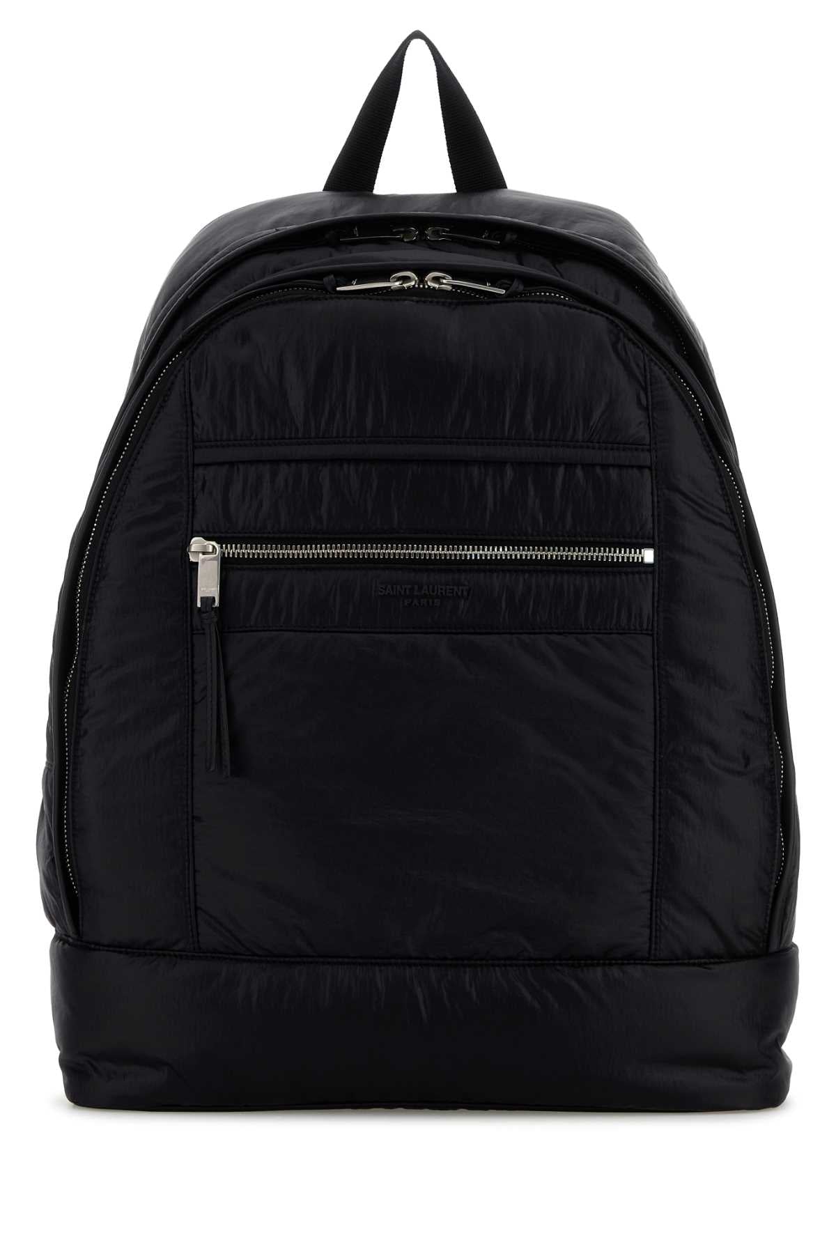Saint Laurent Men Black Fabric Backpack SAINT LAURENT