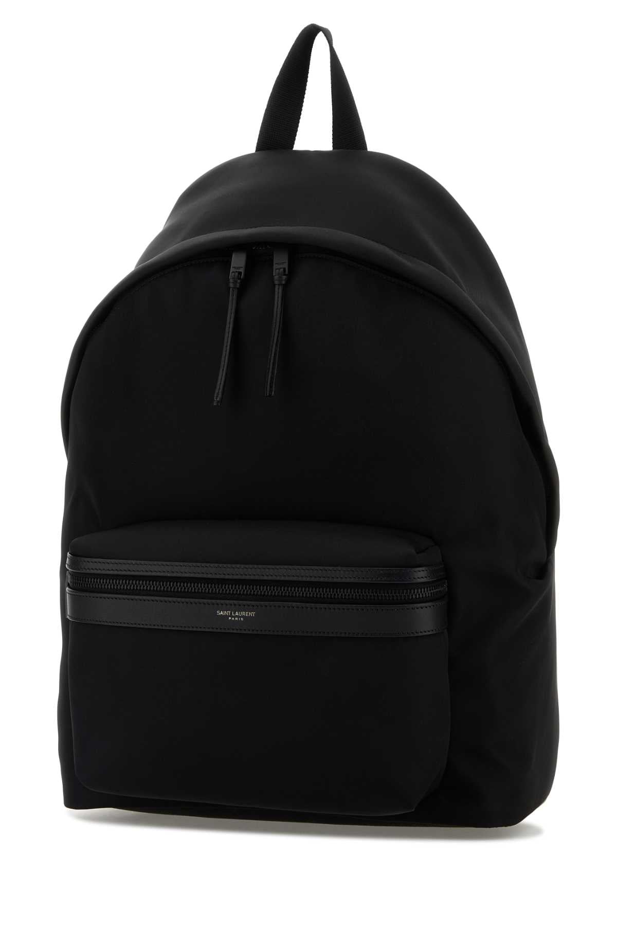 Saint Laurent Men Black Fabric City Backpack SAINT LAURENT