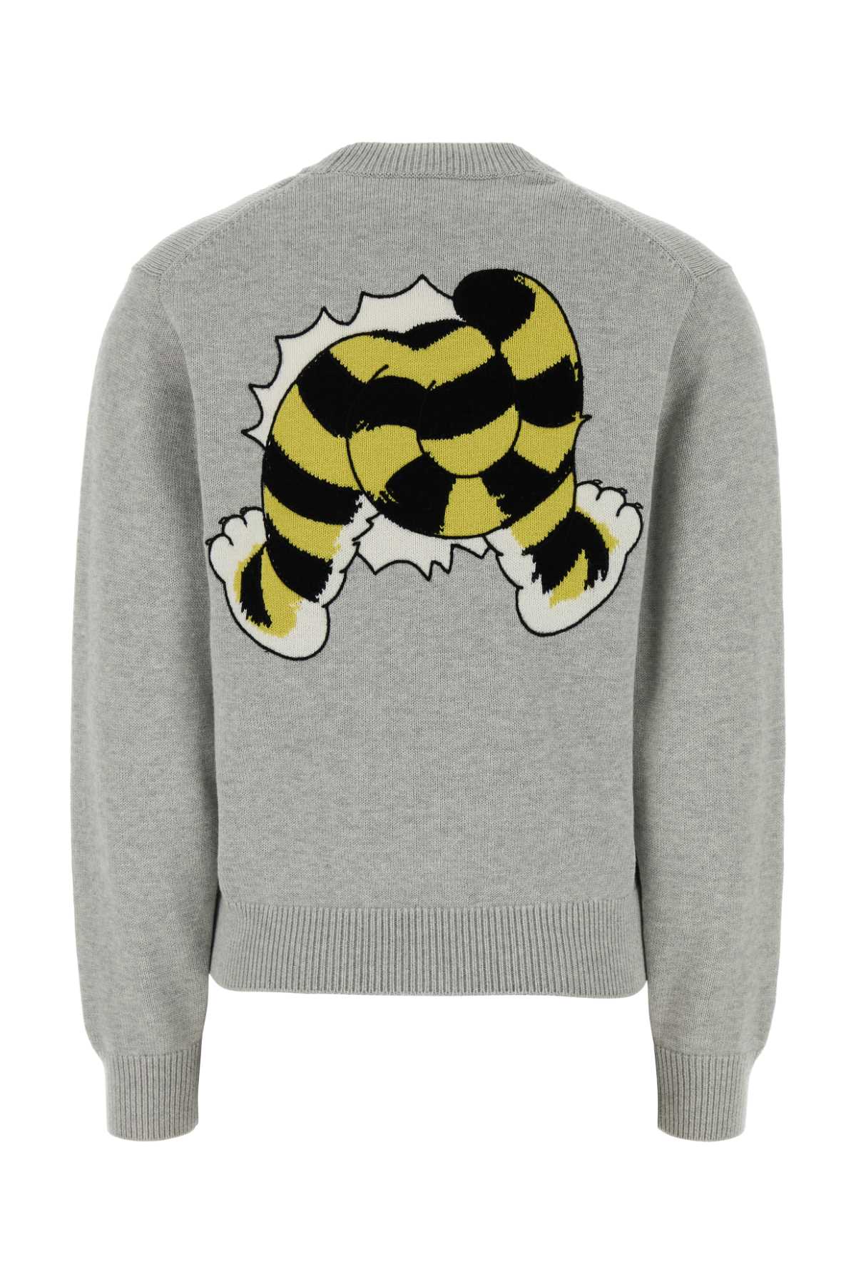 Kenzo Women Grey Wool Blend Sweater KENZO