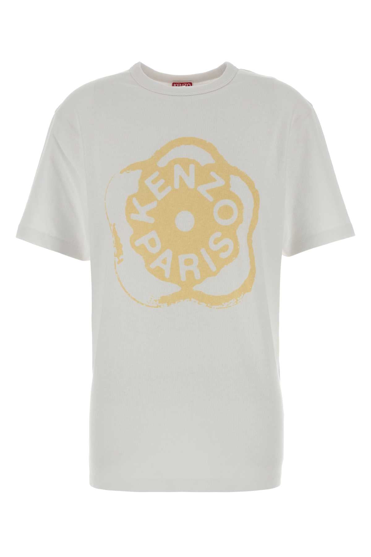 Kenzo Women White Cotton T-Shirt KENZO