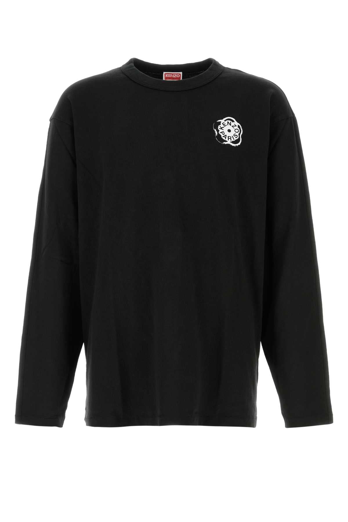 Kenzo Men Black Cotton Oversize T-Shirt KENZO
