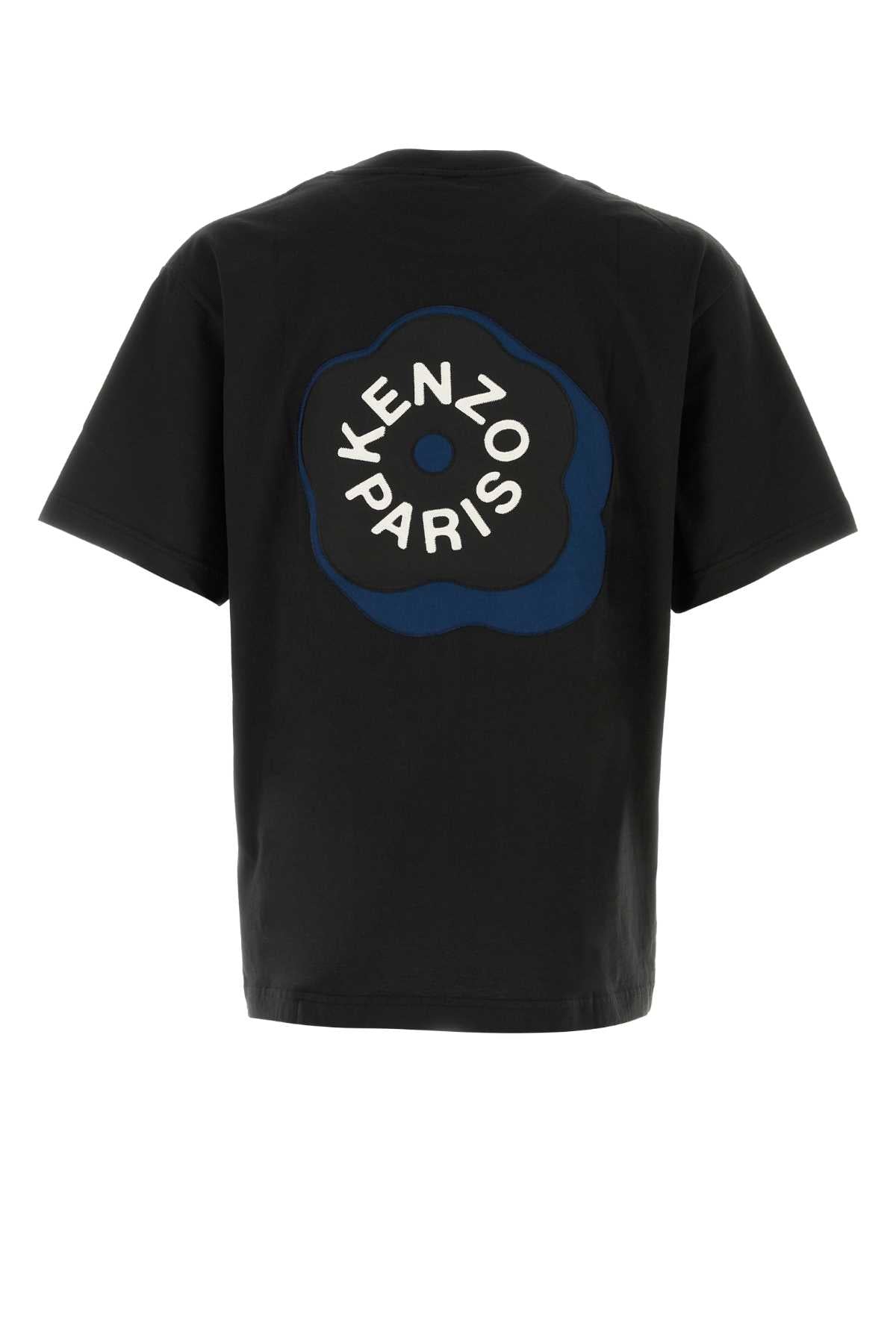 Kenzo Men Black Cotton Oversize T-Shirt KENZO
