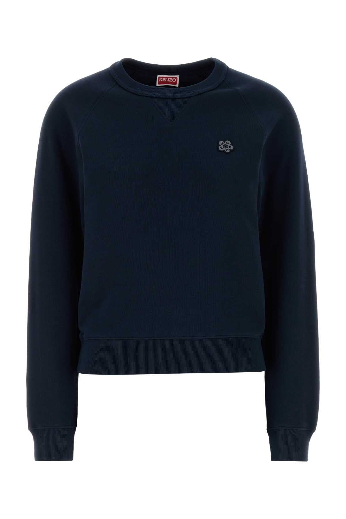 Kenzo Women Navy Blue Cotton Sweatshirt KENZO