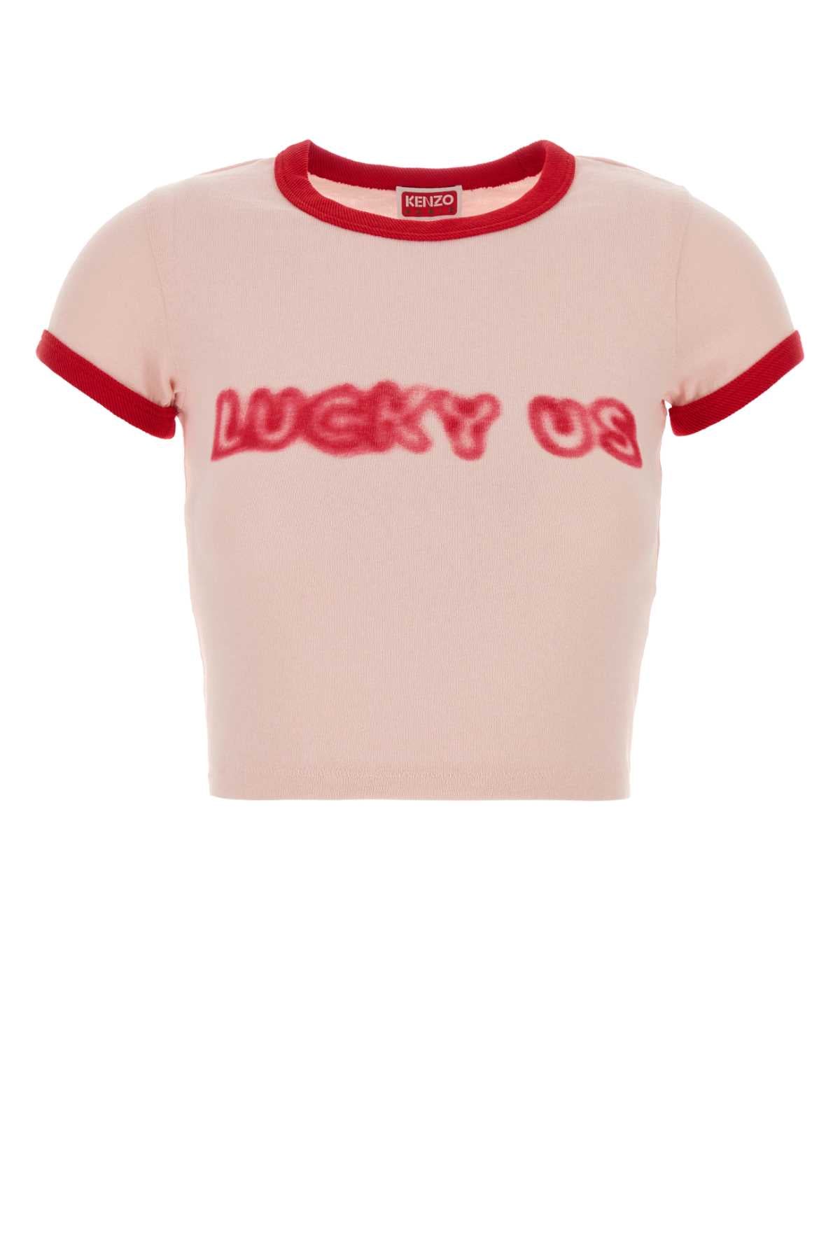 Kenzo Women Pink Cotton T-Shirt KENZO