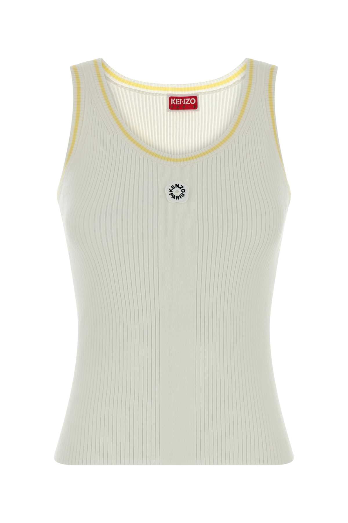 Kenzo Women White Viscose Blend Tank Top KENZO
