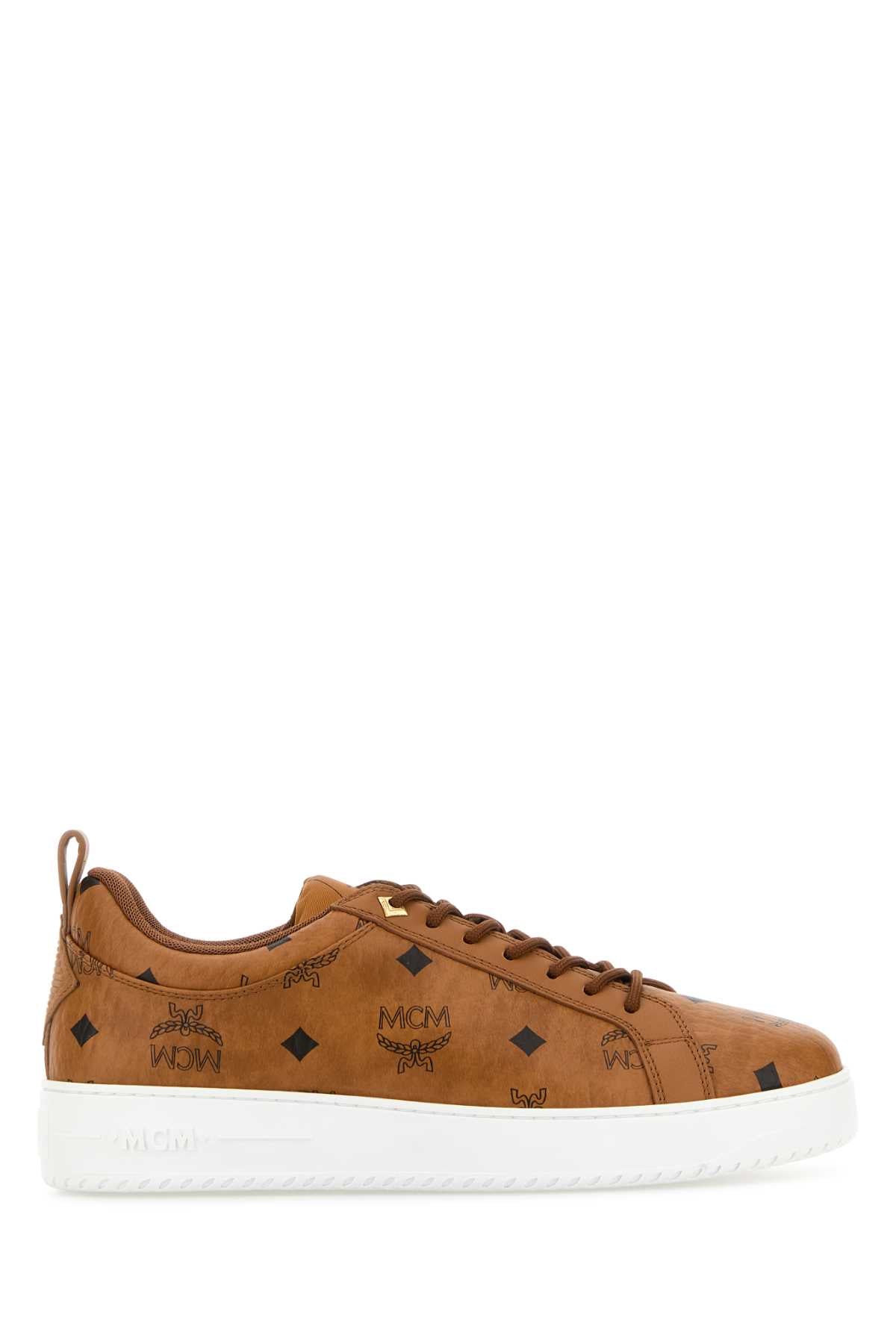 Mcm Women Printed Canvas Sneakers MCM