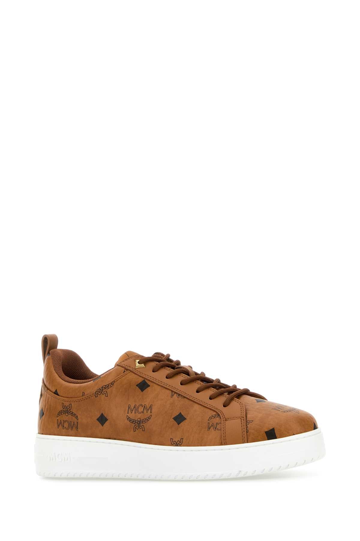 Mcm Women Printed Canvas Sneakers MCM