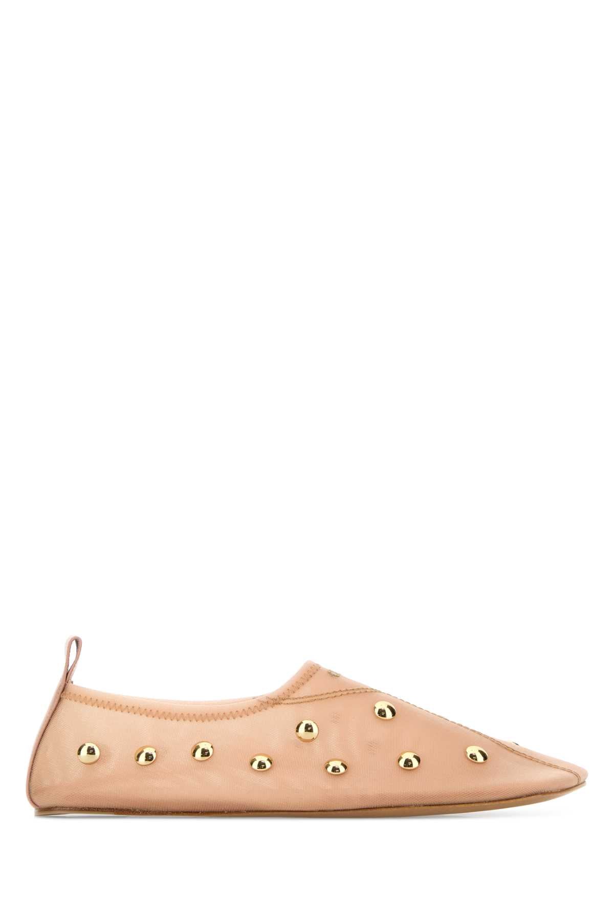 Chloe Women Pink Mesh Rita Ballerinas CHLOE