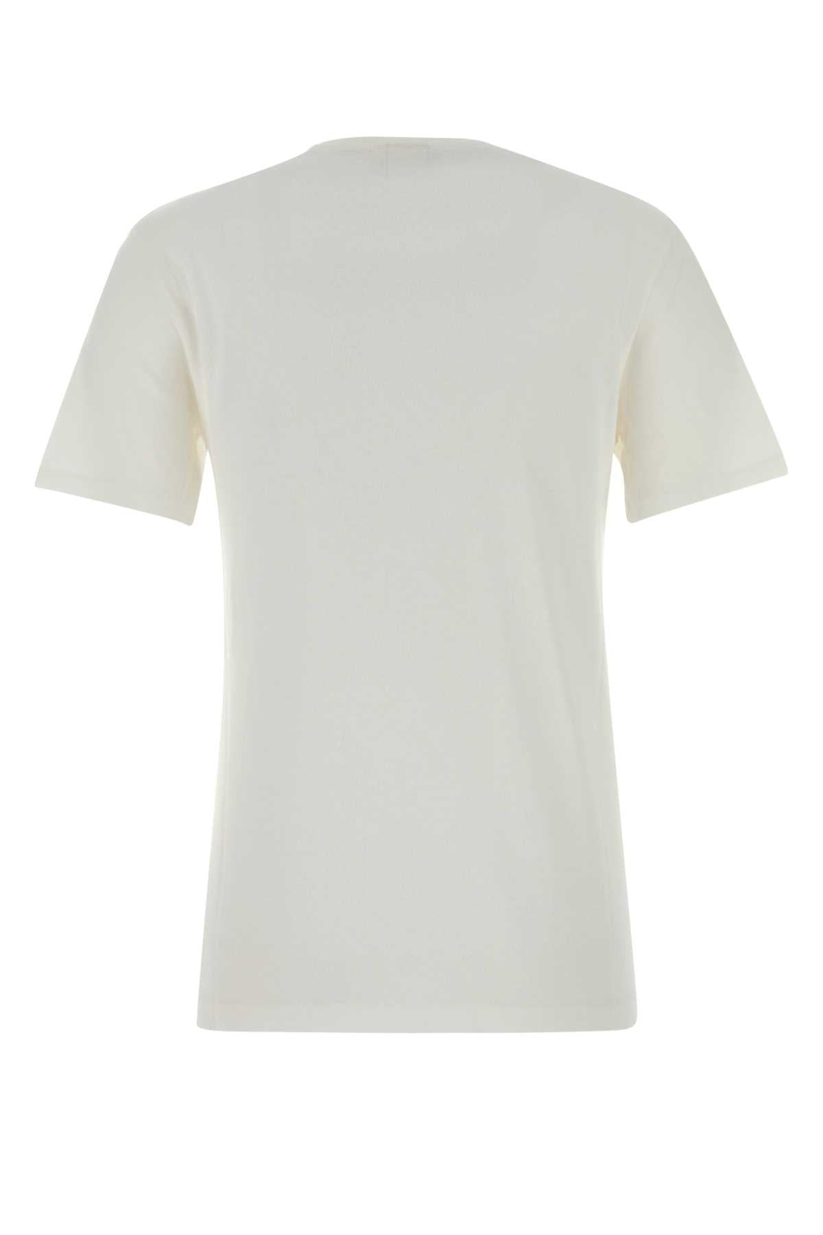 Chloe Women White Cotton T-Shirt CHLOE