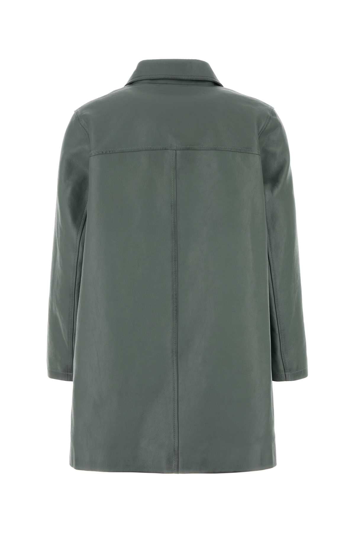 Chloe Women Powder Blue Leather Jacket CHLOE