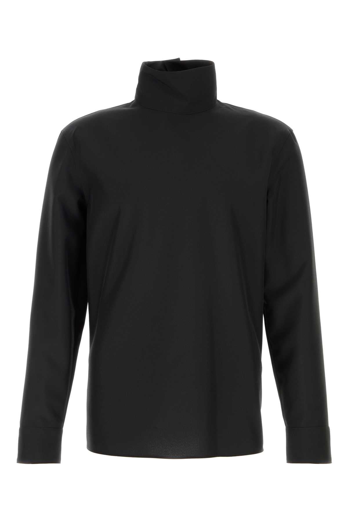 Gucci Men Black Tech Panama Shirt GUCCI