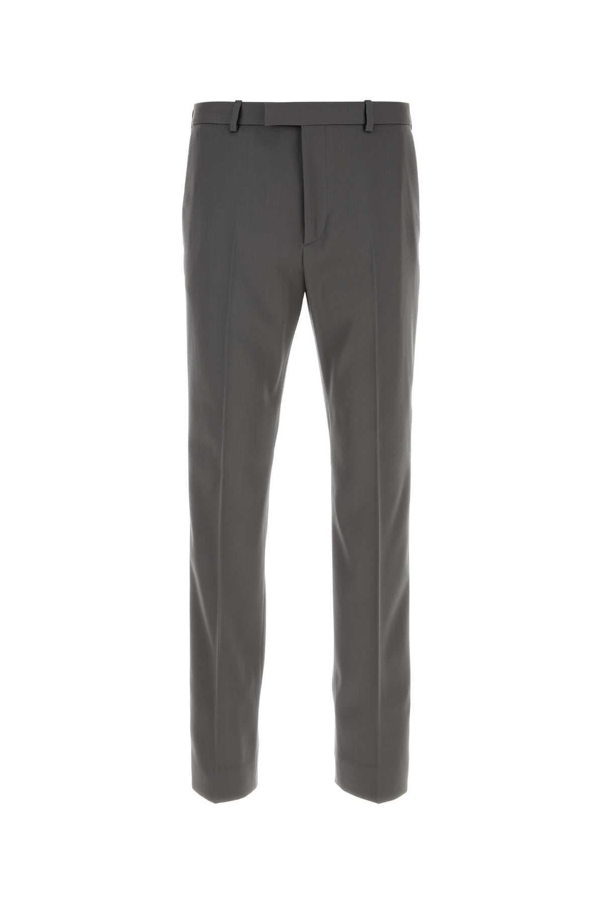 Gucci Men Grey Stretch Wool Pant GUCCI