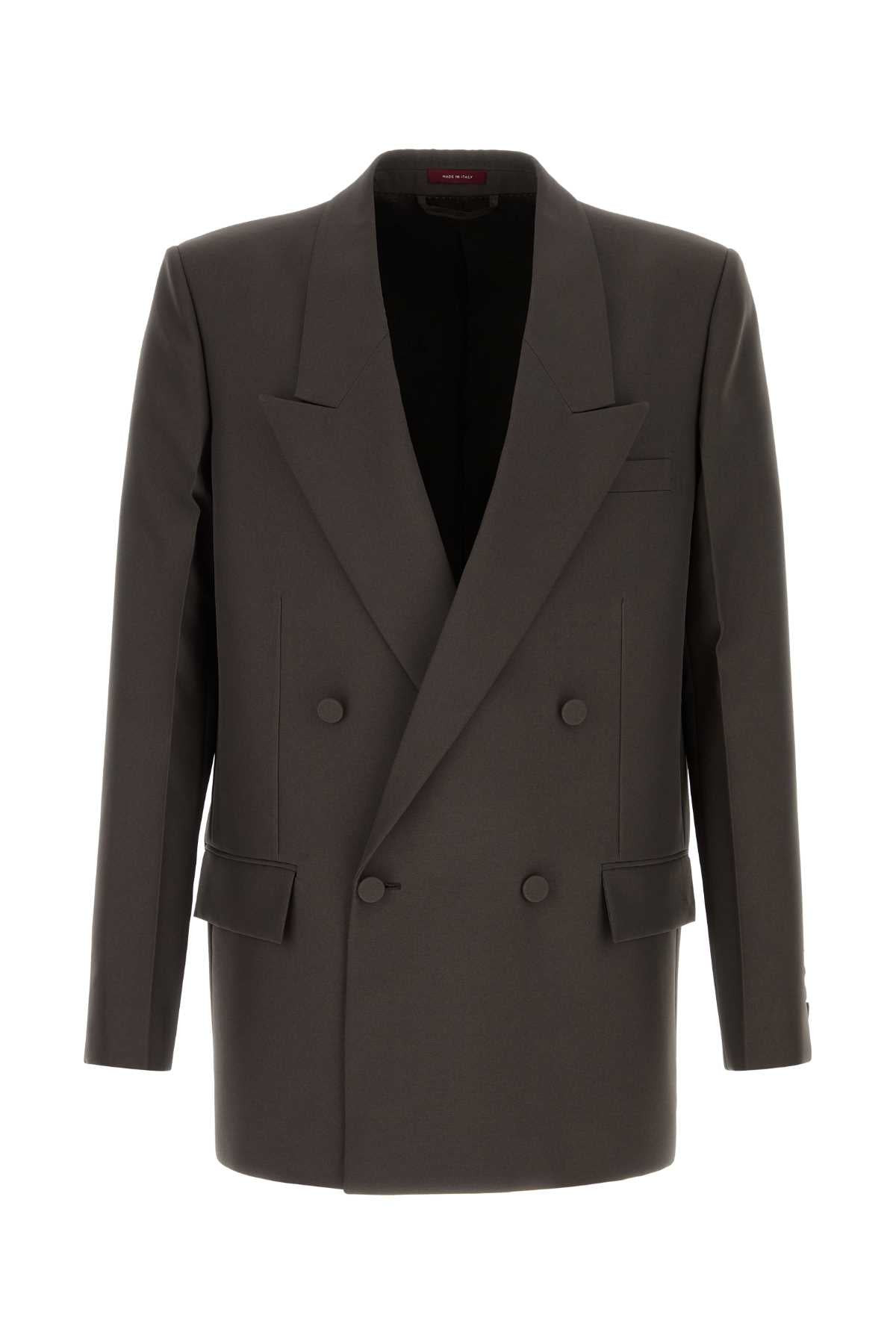 Gucci Men Chocolate Panama Blazer GUCCI