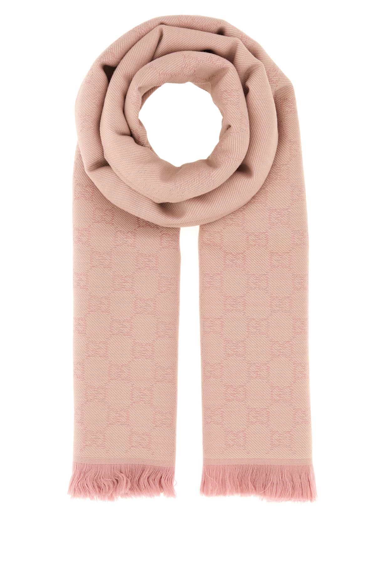 Gucci Women Embroidered Wool Scarf GUCCI