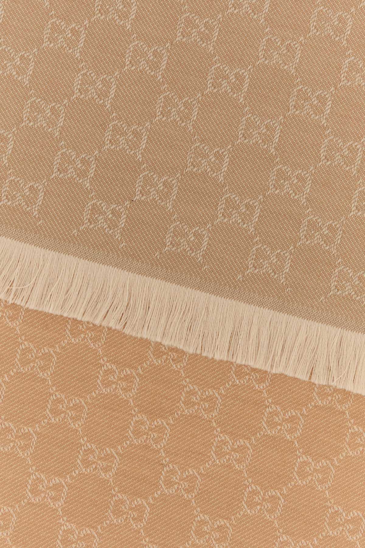 Gucci Women Embroidered Wool Scarf GUCCI