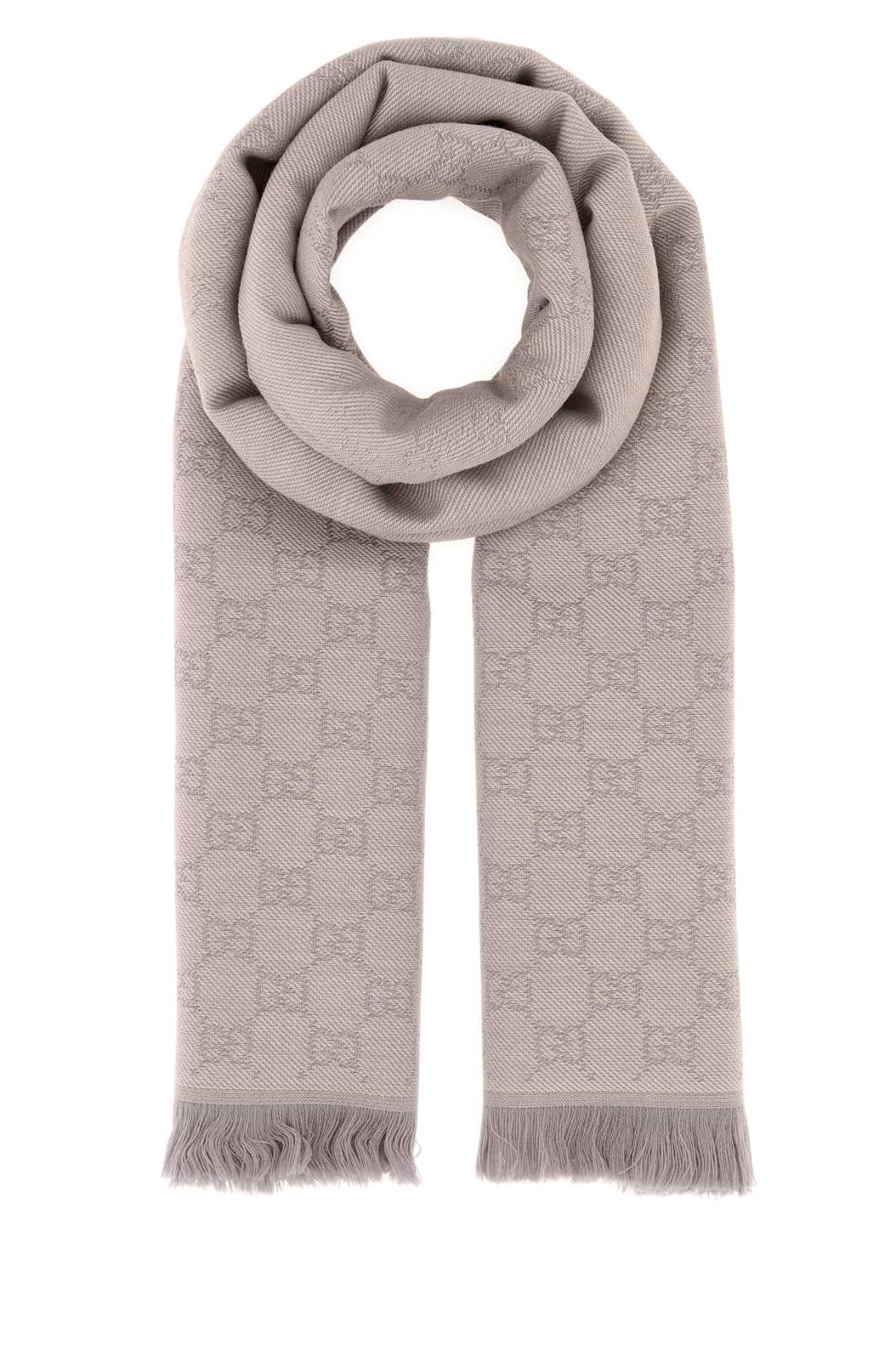 Gucci Women Embroidered Wool Scarf GUCCI