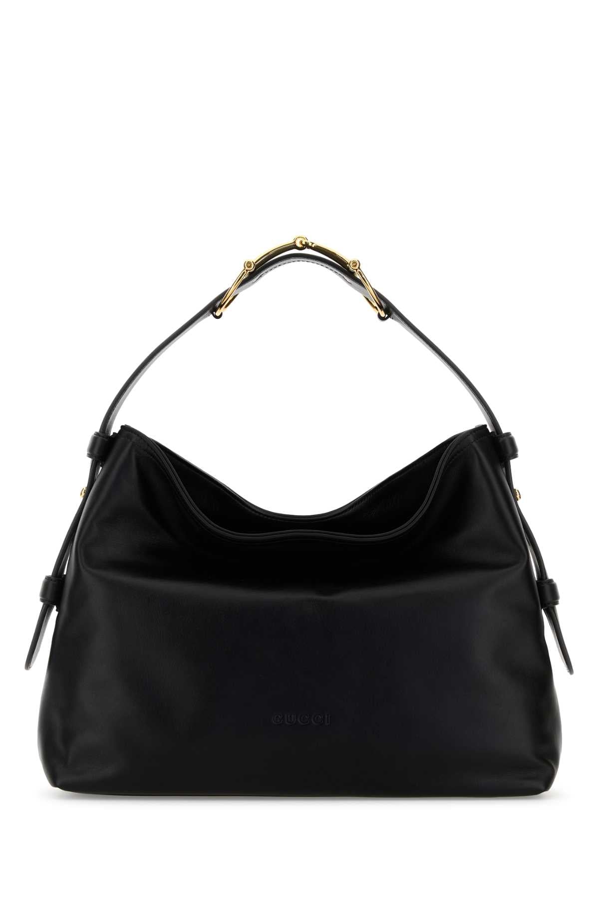 Gucci Women Black Leather Medium Gucci Beatrix Shopping Bag GUCCI