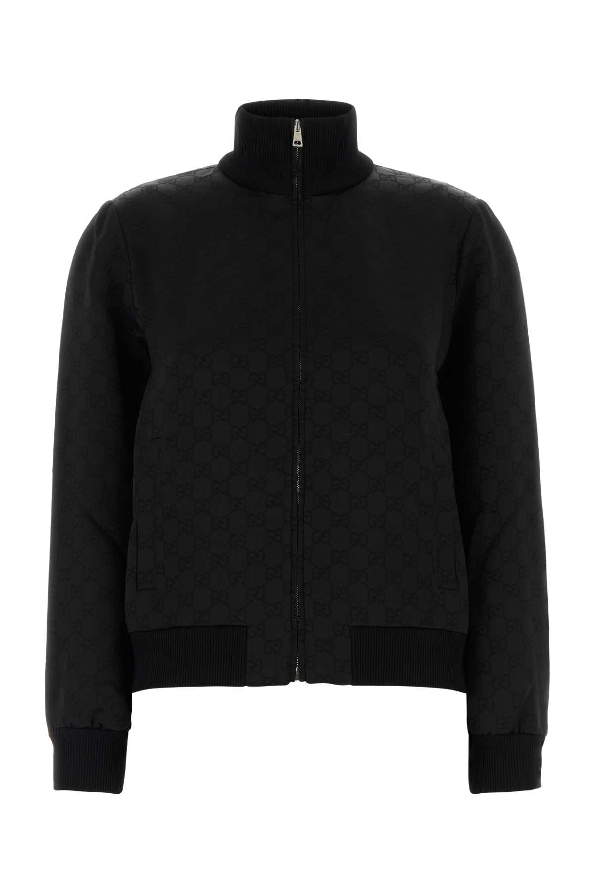 Gucci Women Black Jacquard Sweatshirt GUCCI
