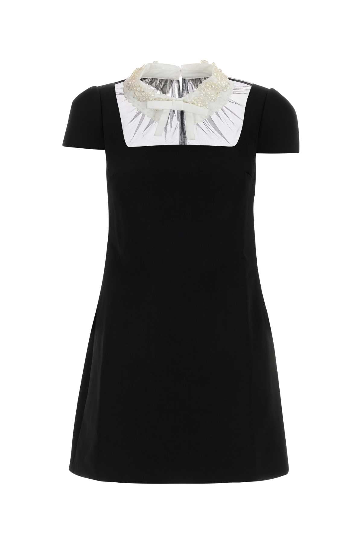 Self Portrait Women Black Crepe Mini Dress SELF-PORTRAIT