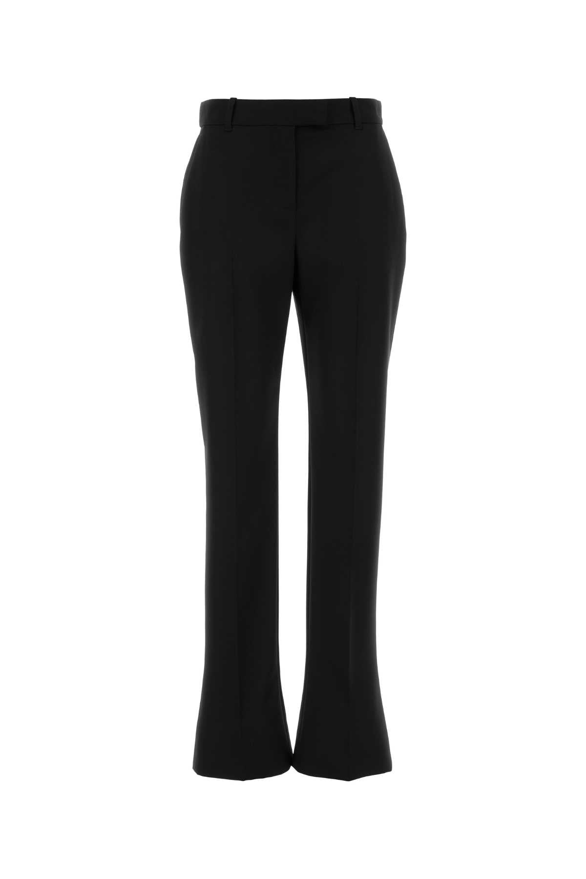Alexander Mcqueen Women Black Wool Pant ALEXANDER MCQUEEN