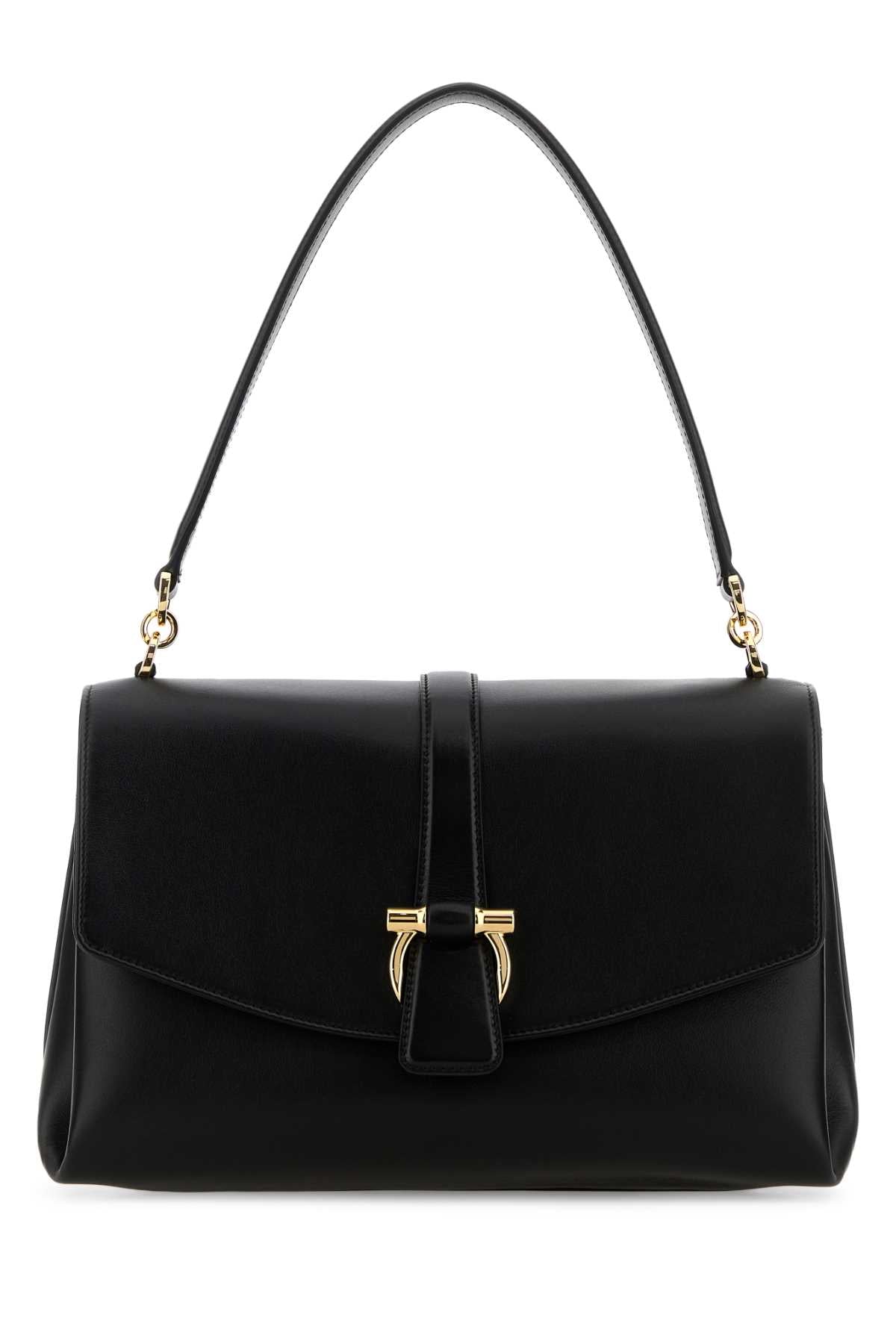Salvatore Ferragamo Women Black Leather Shoulder Bag