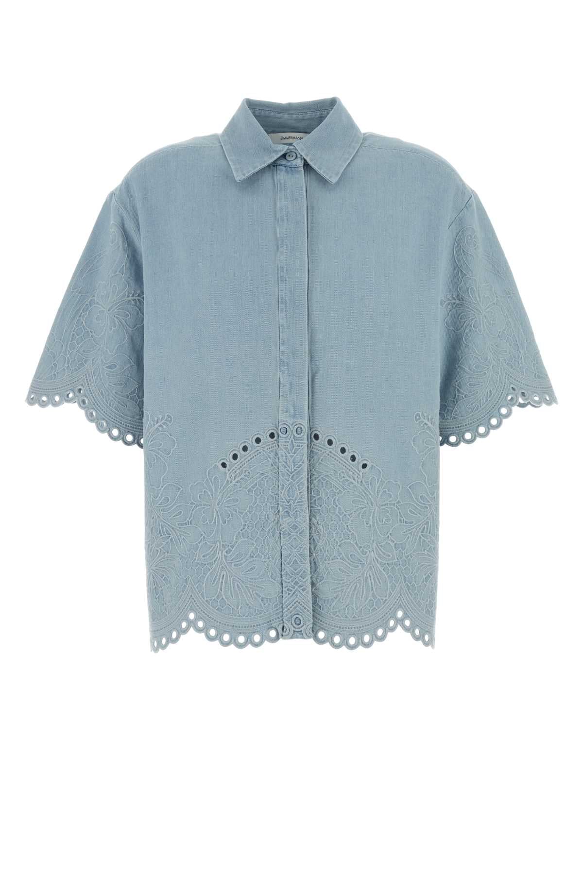 Zimmermann Women Denim Daylight Shirt ZIMMERMANN