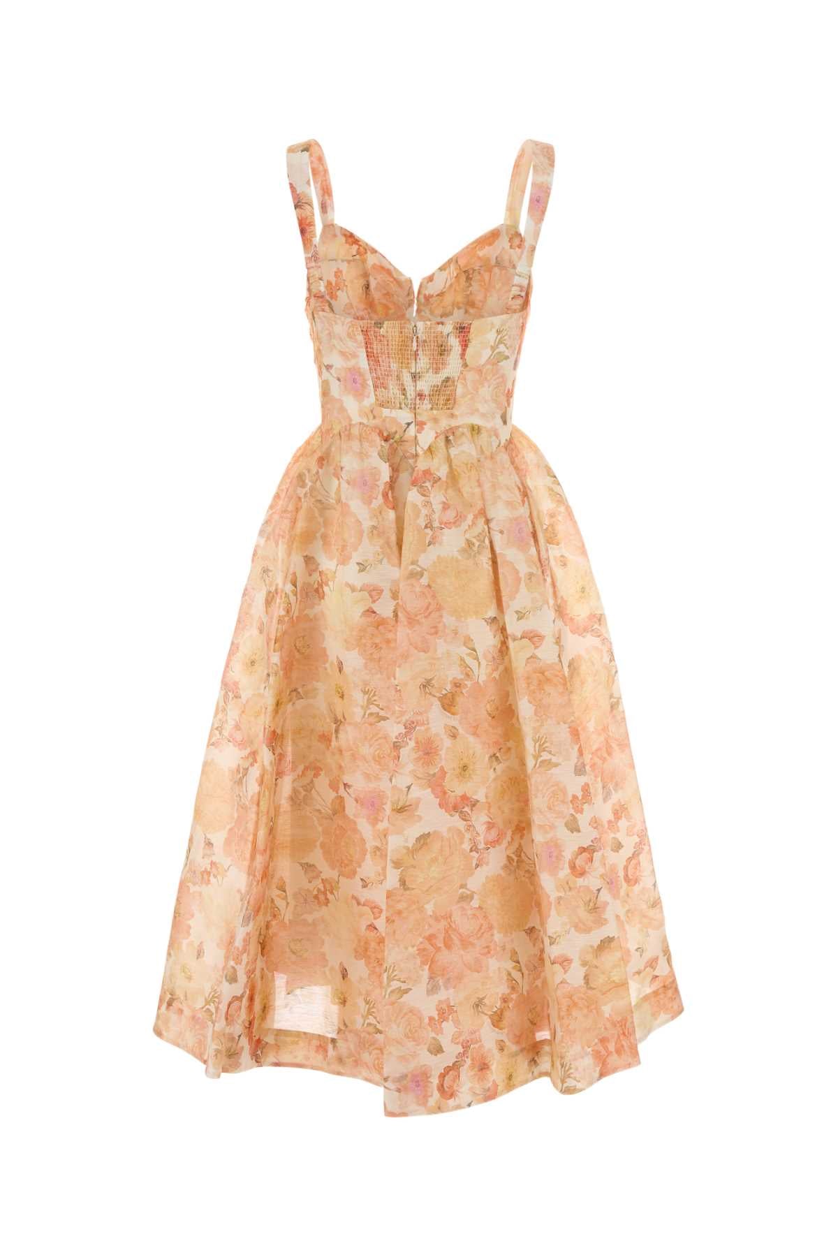 Zimmermann Women Printed Linen Blend Rebellion Dress ZIMMERMANN