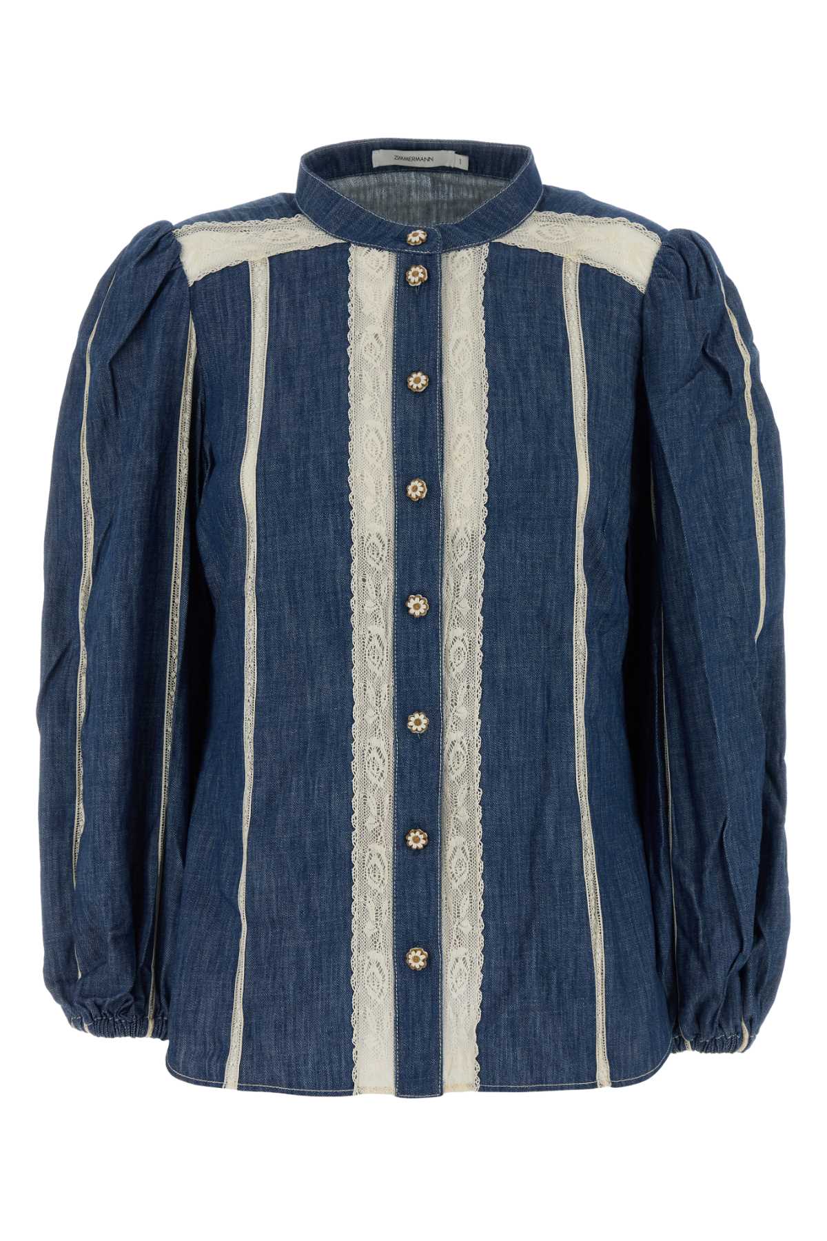 Zimmermann Women Blue Denim Awaken Shirt ZIMMERMANN