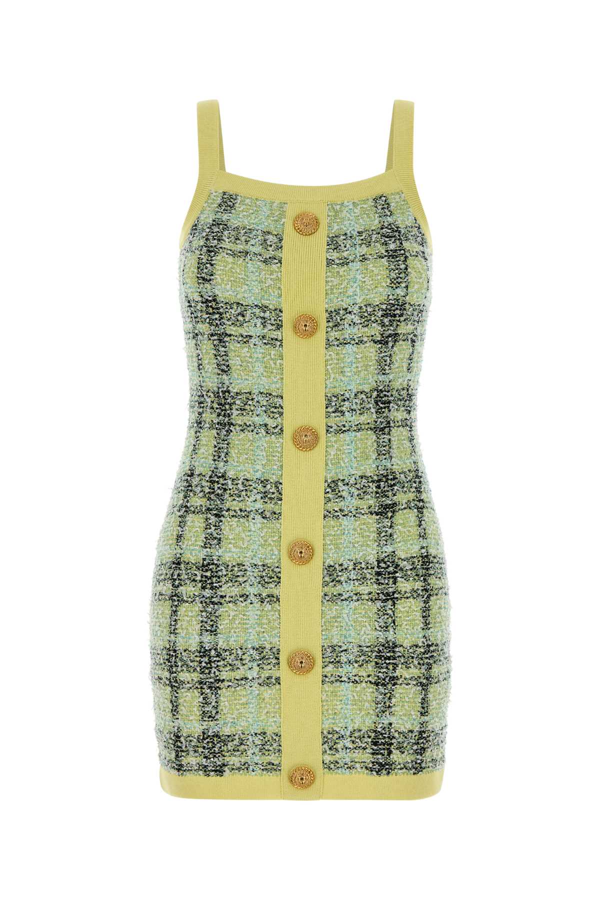 Balmain Women Embroidered Tweed Dress BALMAIN