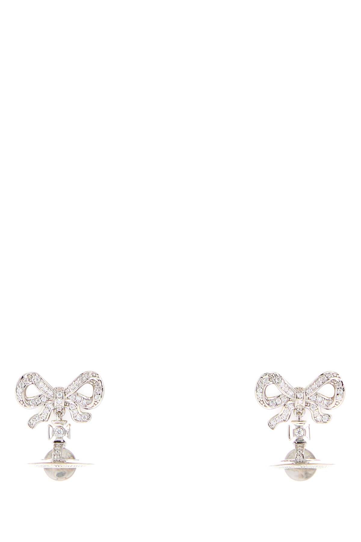 Vivienne Westwood Women Silver Metal Octavie Earrings VIVIENNE WESTWOOD