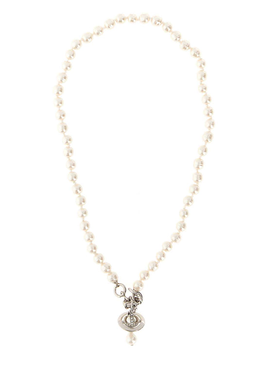 Vivienne Westwood Women Ivory Pearls Aleksa Necklace VIVIENNE WESTWOOD