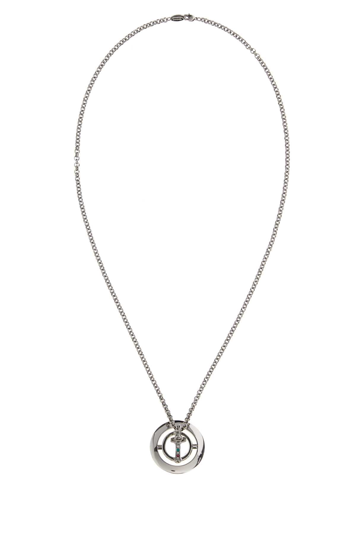 Vivienne Westwood Women Silver Metal Orb Necklace VIVIENNE WESTWOOD