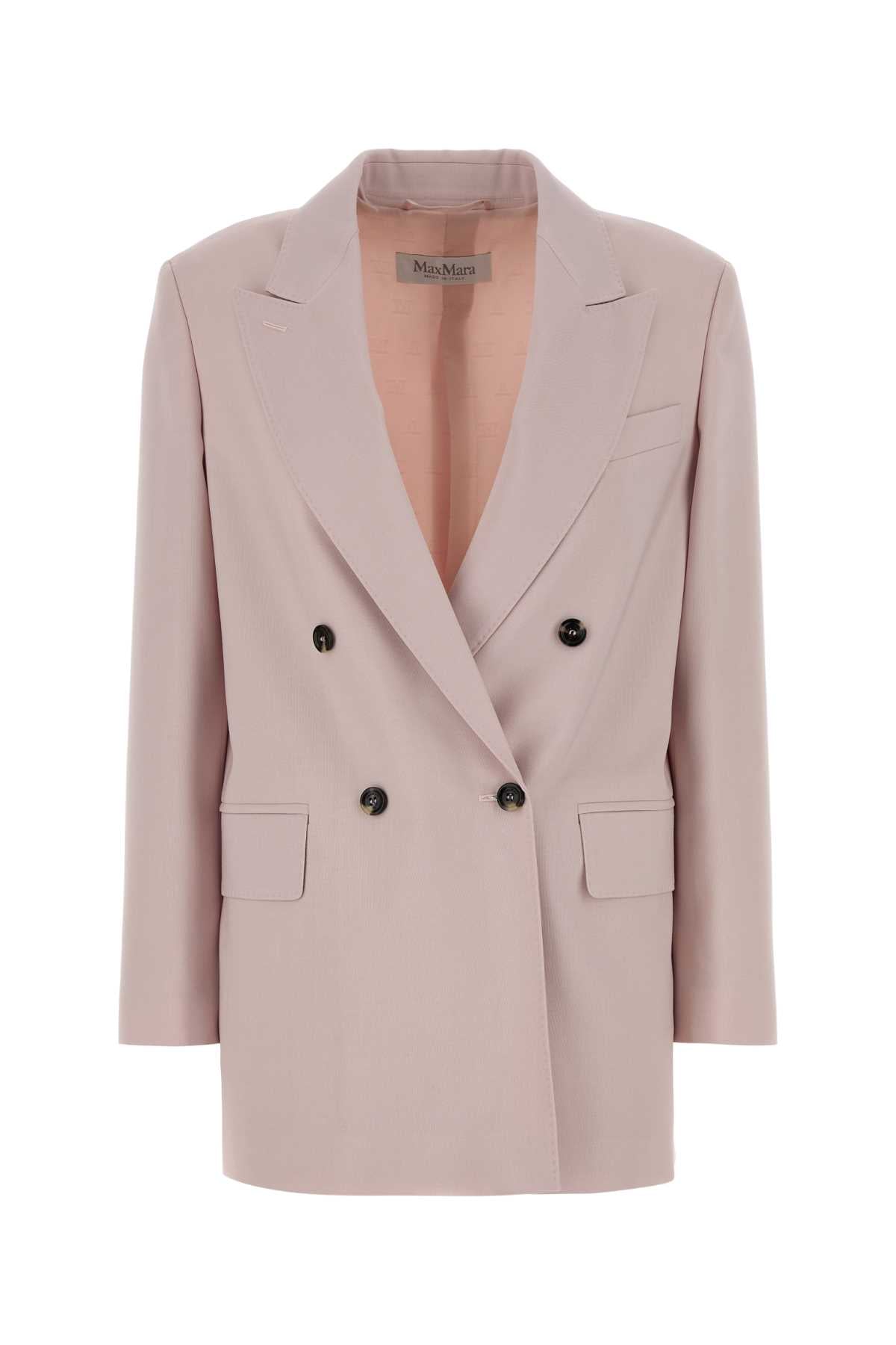 Max Mara Women Lilac Wool Blend Ombrosa Blazer MAX MARA