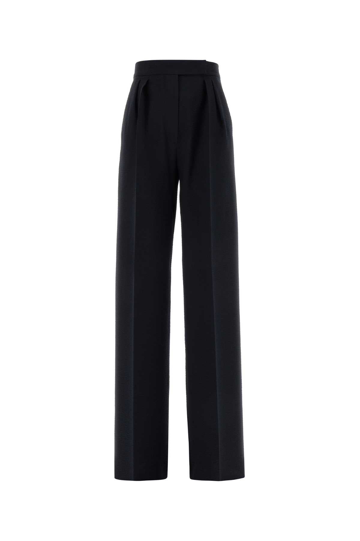 Max Mara Women Black Wool Blend Secolo Pant MAX MARA