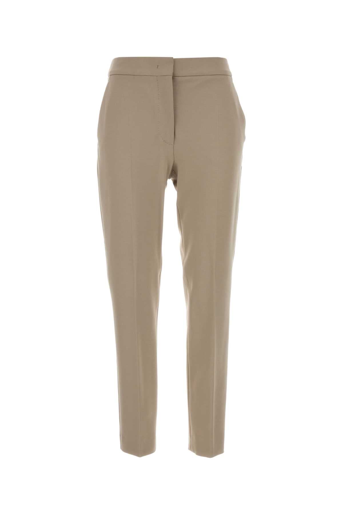Max Mara Women Beige Stretch Viscose Blend Pegno Pant MAX MARA