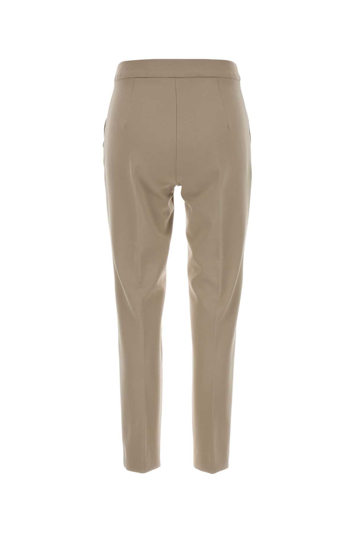 Max Mara Women Beige Stretch Viscose Blend Pegno Pant MAX MARA