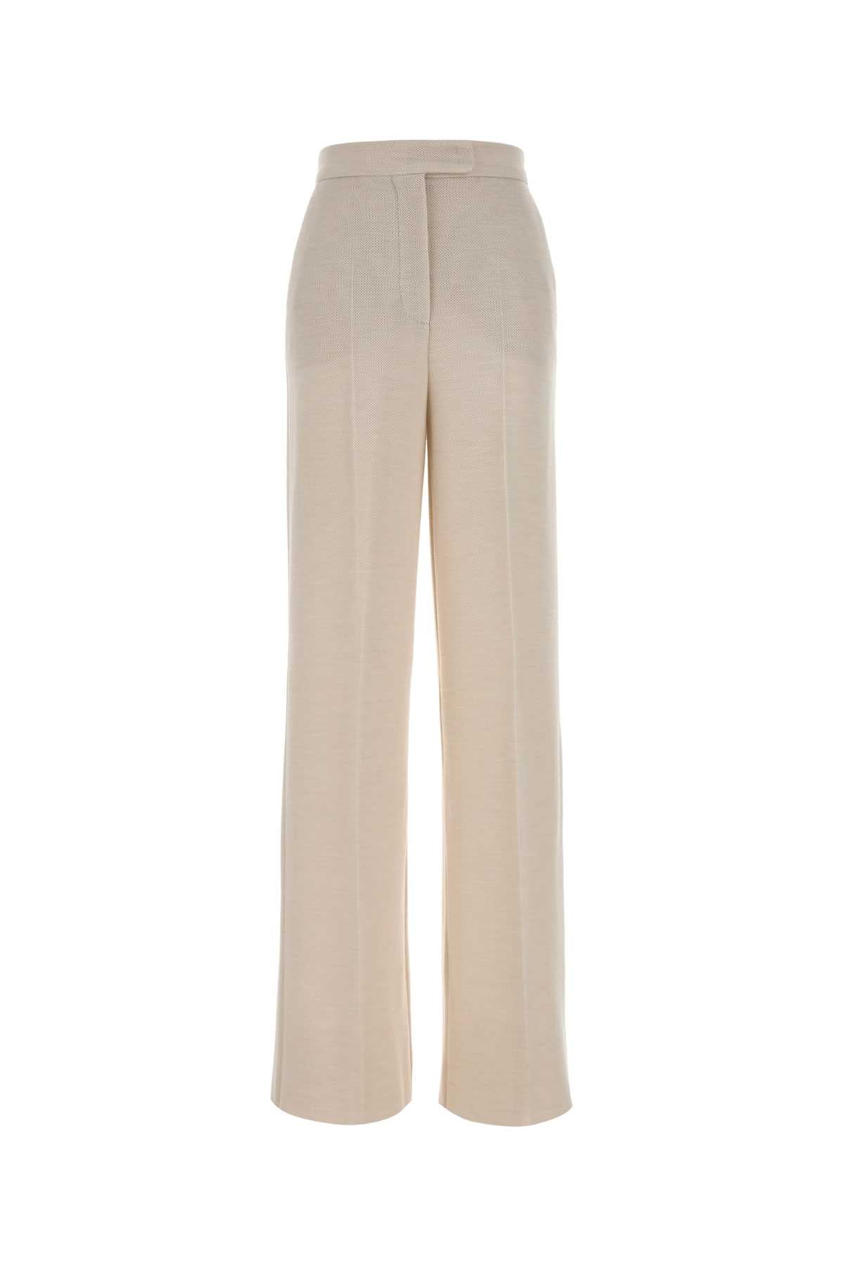 Max Mara Women Ivory Wool Attinia Pant MAX MARA