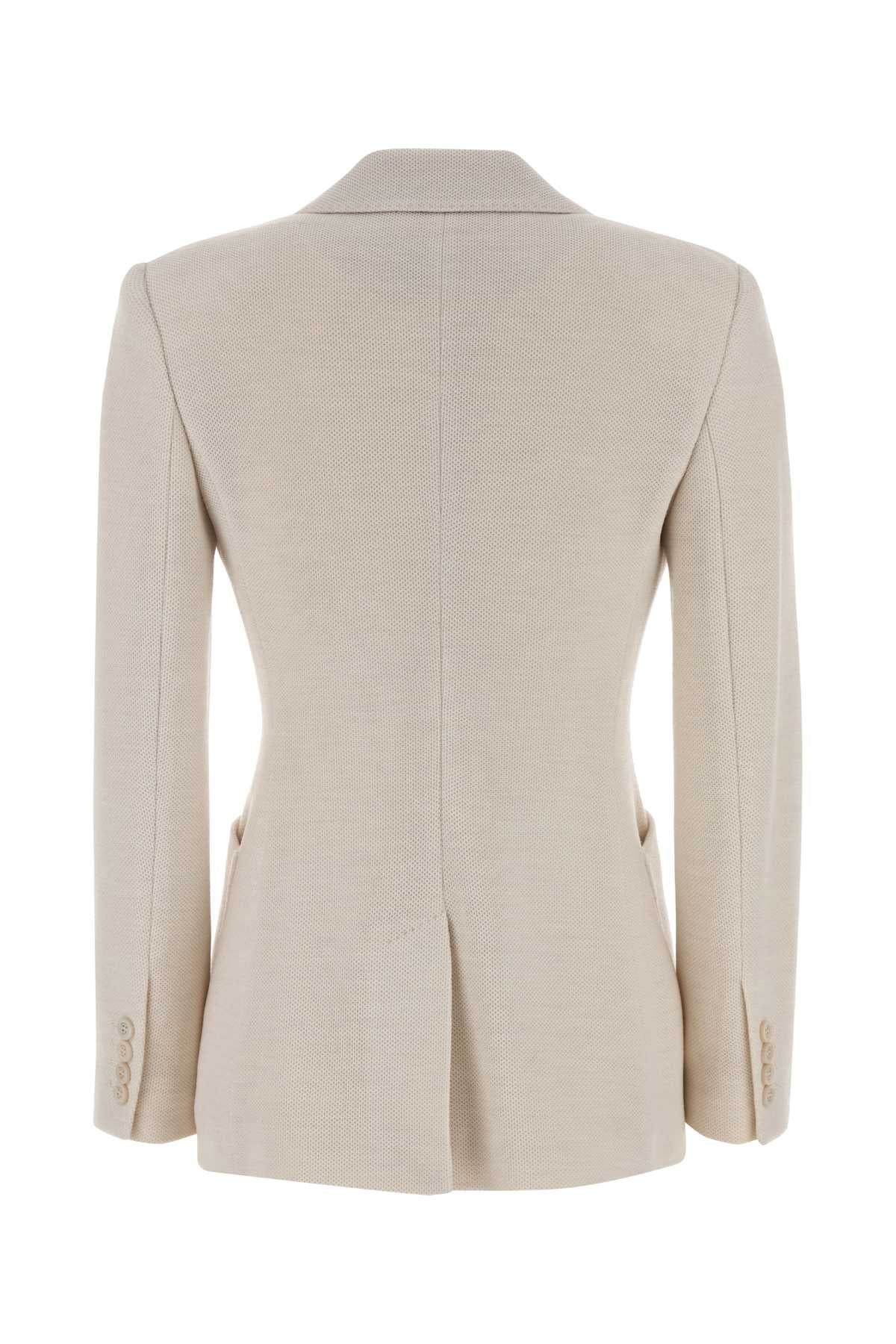 Max Mara Women Sand Jersey Utilita Blazer MAX MARA