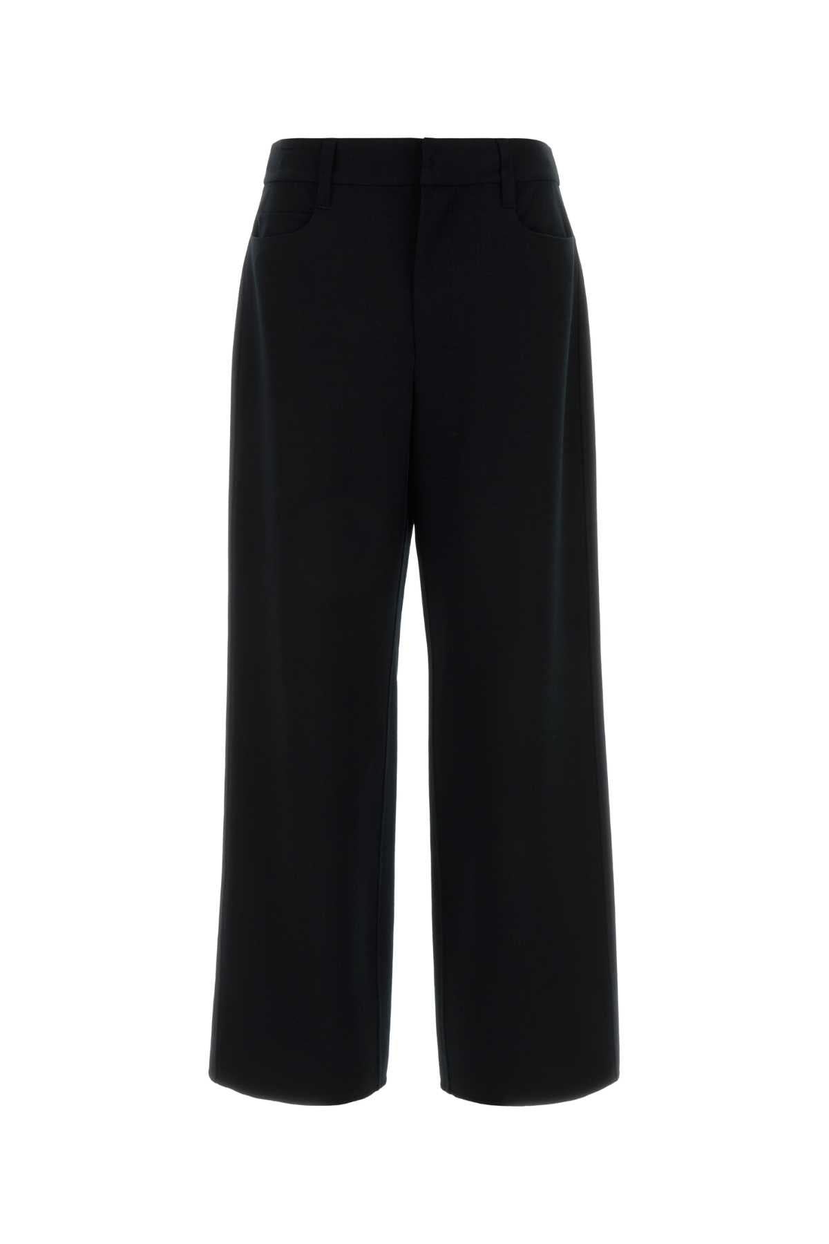 S Maxmara Women Black Stretch Wool Festa Pant S MAX MARA