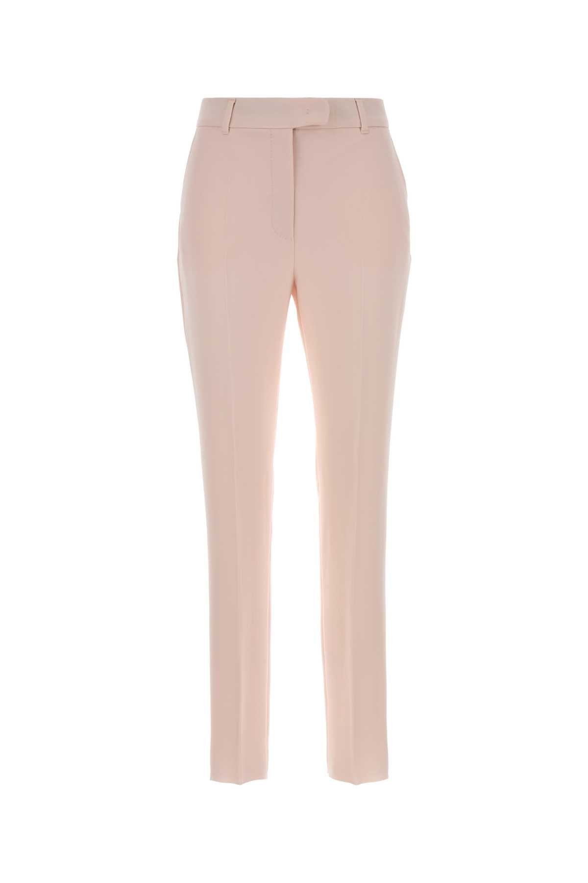 Max Mara Women Pastel Pink Crepe Jerta Pant MAX MARA