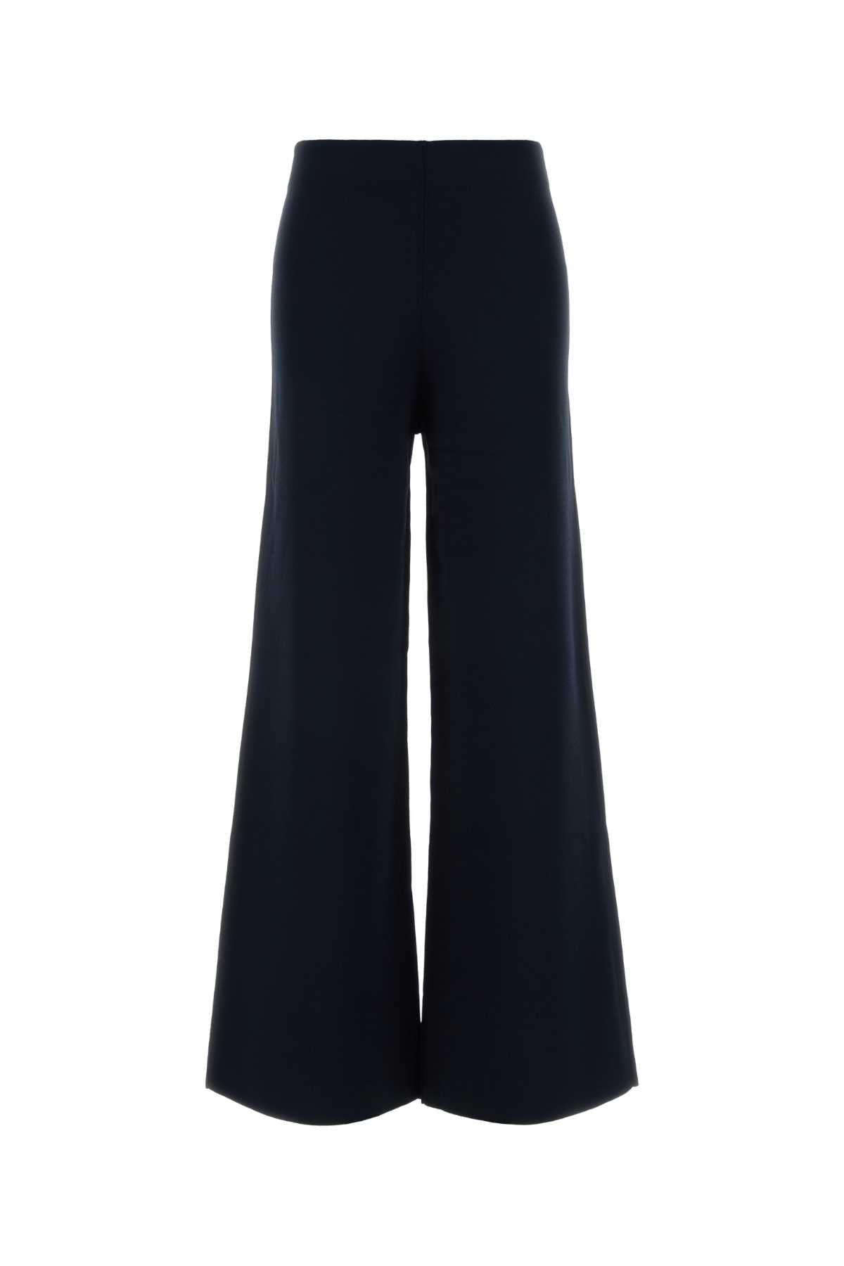 Max Mara Women Midnight Blue Knit Strillo Wide-Leg Pant MAX MARA